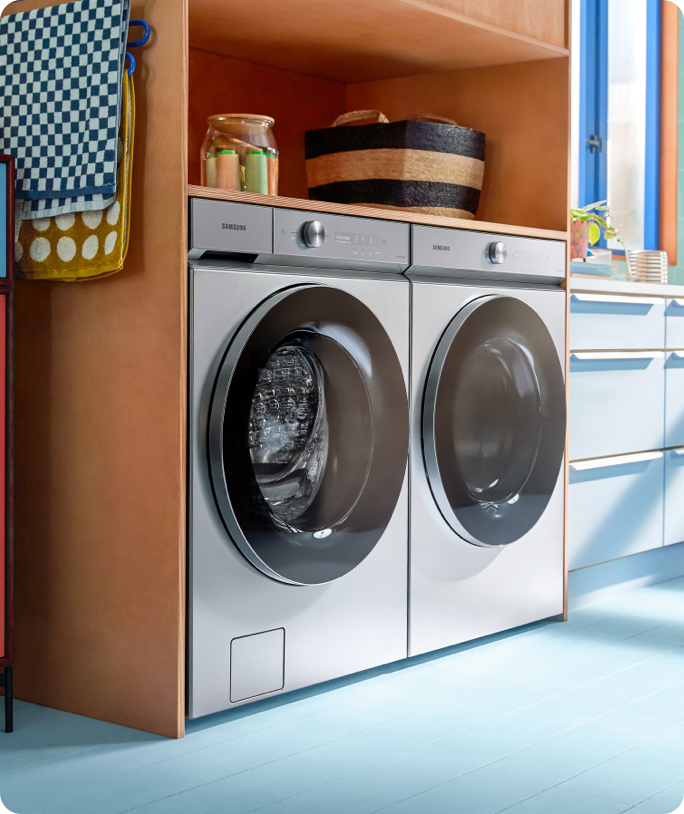 Bespoke Extra Large Capacity Smart Washer and Dryer Set